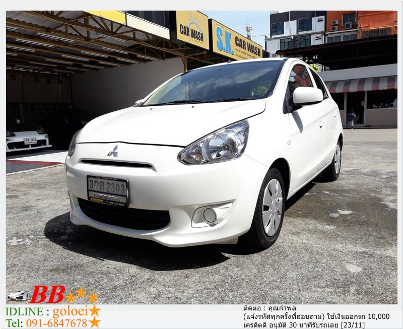 รถมือสอง MITSUBISHI MIRAGE 2014 ขายอยู่บนเว็บไซต์ตลาดรถออนไลน์ GUCARS