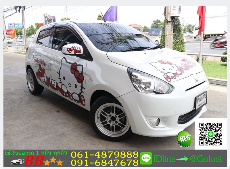 รถมือสอง MITSUBISHI MIRAGE 2013 ขายอยู่บนเว็บไซต์ตลาดรถออนไลน์ GUCARS